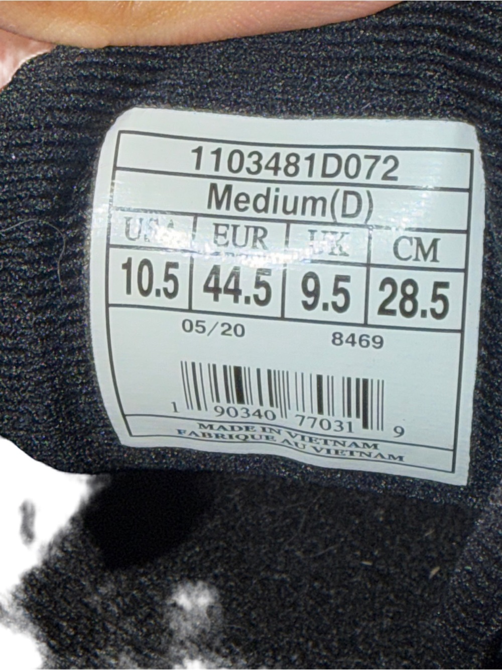 Brooks ghost 13 Men's Black Athletic Running Shoe’s size 10.5 - Picture 6 of 6